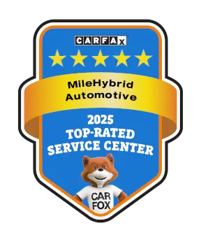 Carfax 2025 Top-Rated Service Center - Mile Hybrid Automotive